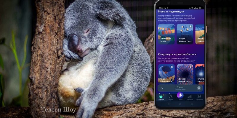 Приложение BetterSleep с успокаивающими звуками и музыкой для сна